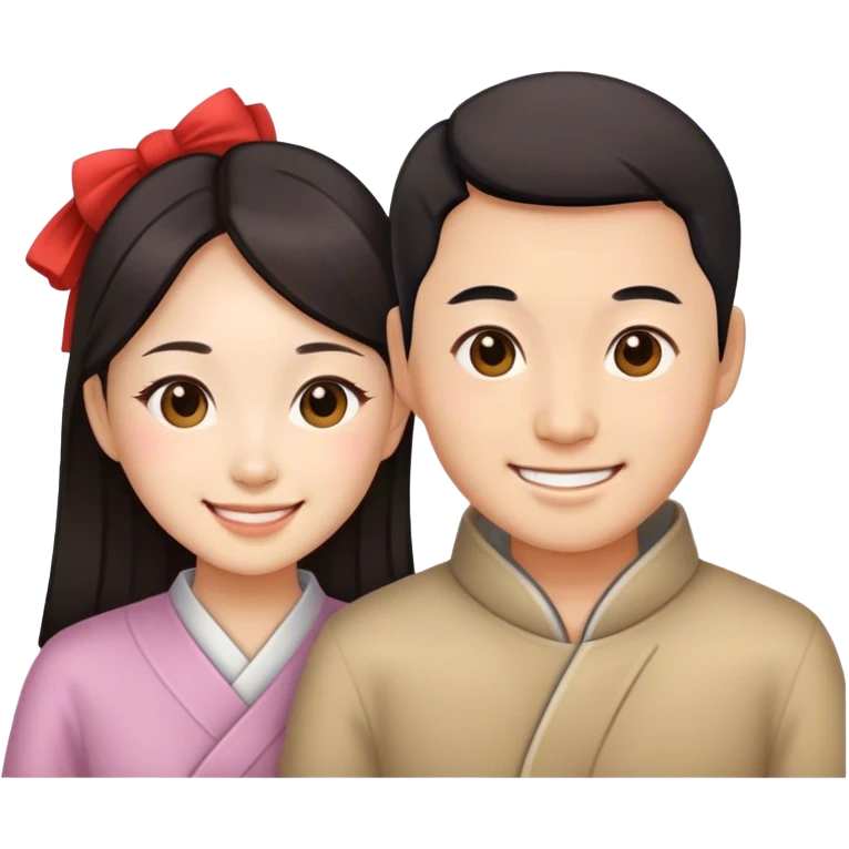 中国情侣 emoji