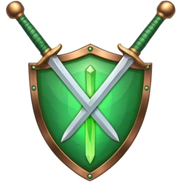 discord emoijis for a sword shield and healing icon in the same styler emoji