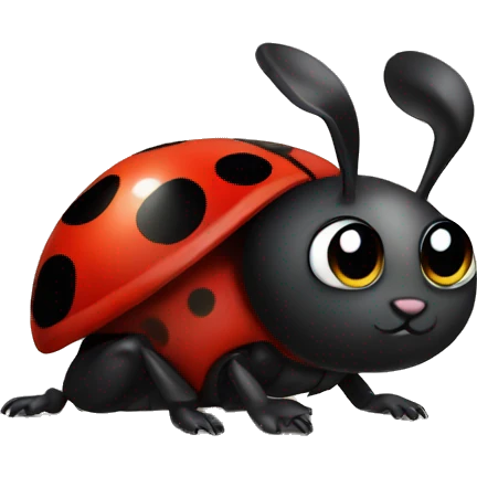 Ladybug bunny emoji