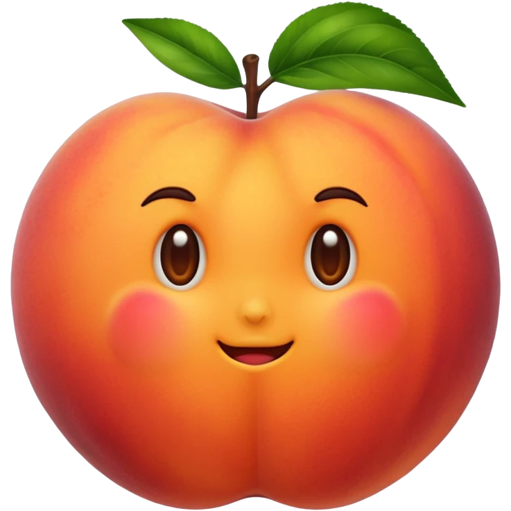 Peach emoji