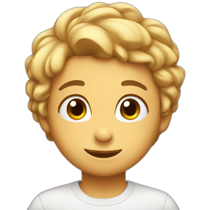 Cute face emoji