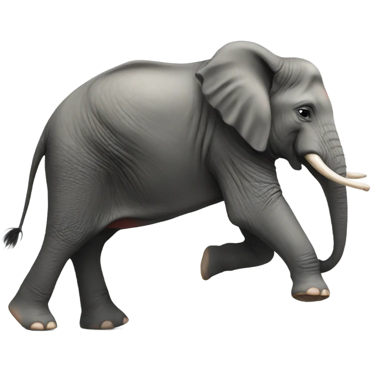 Elephant dancing emoji