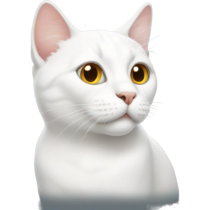 White cat emoji