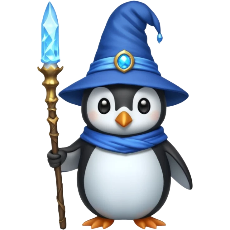 Penguin Wizard emoji