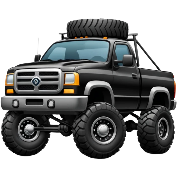 black truck lifted  emoji