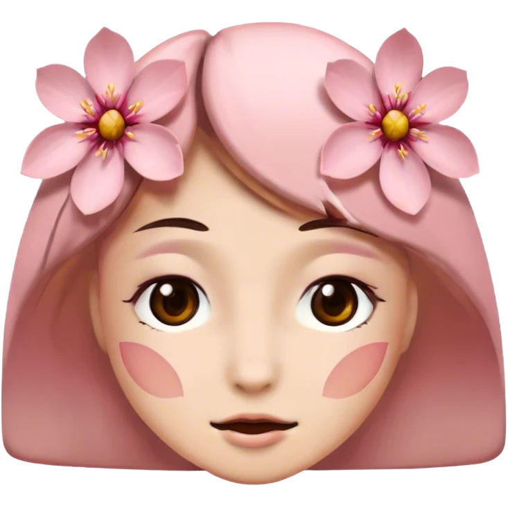 Amused eyes sakura emoji