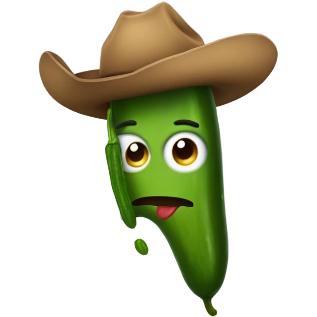 cowboy pickle emoji