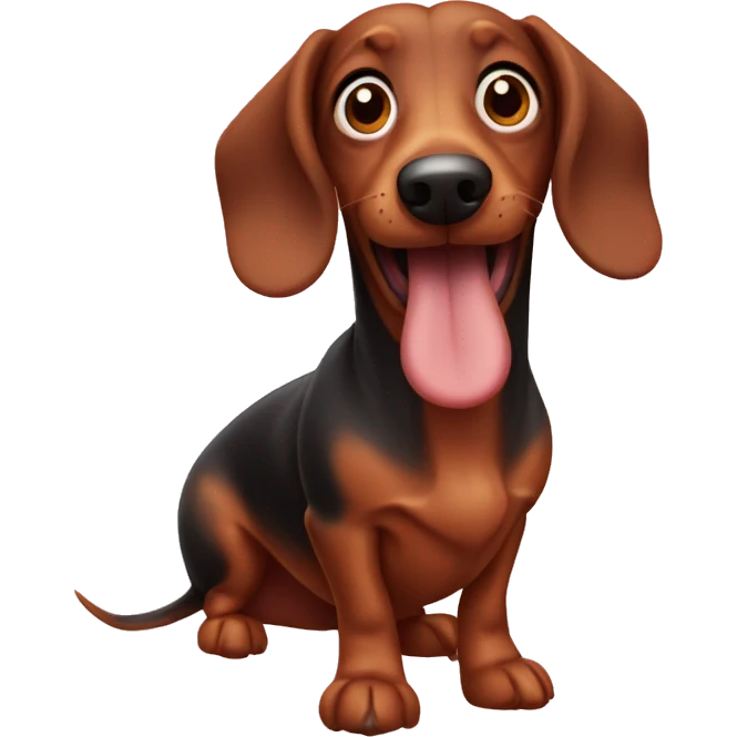 Sausage dog  emoji