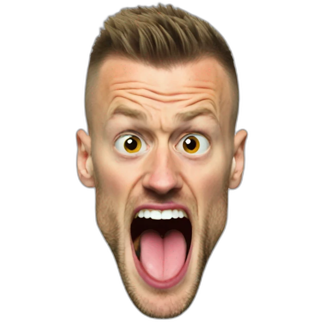Jamie Vardy tongue emoji