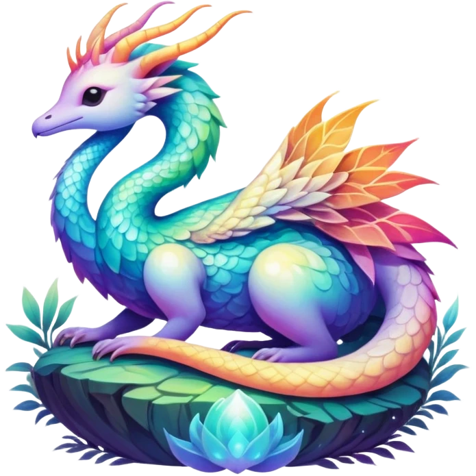 divine complex gradients aesthetic-scenic-Fakémon-creature emoji