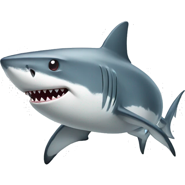 SHARK WITH TOP emoji