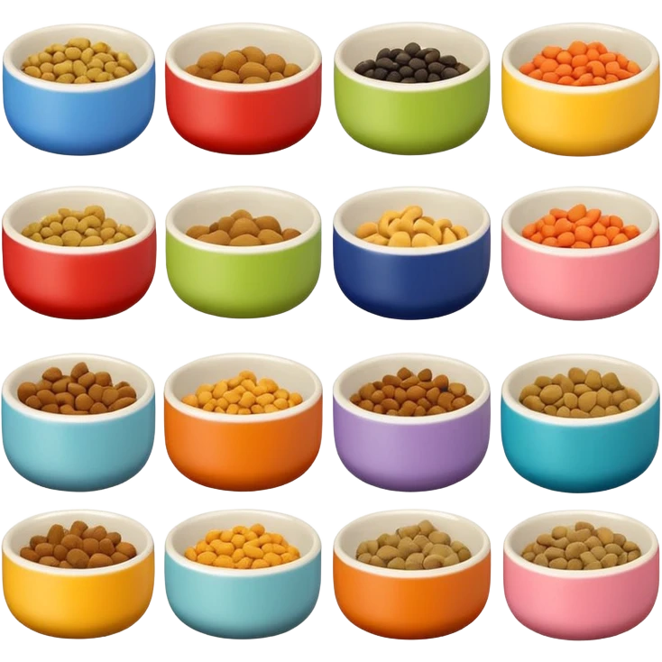 animal food bowls emoji