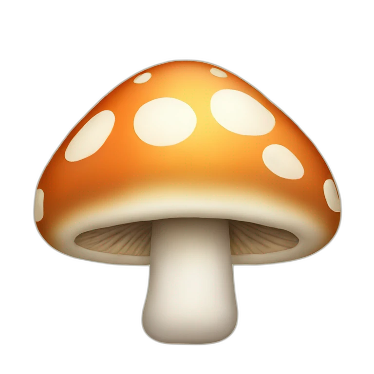 a mushroom emoji