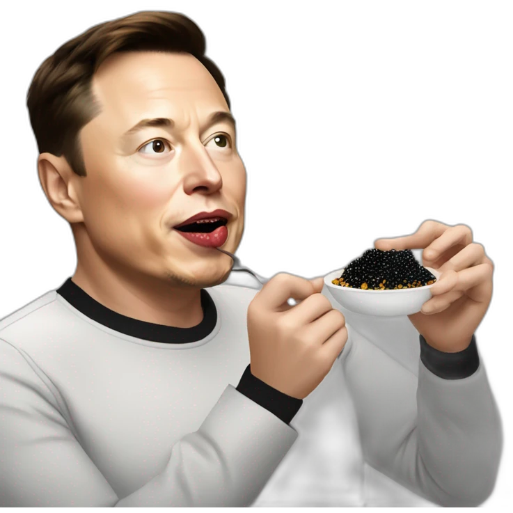 elon-musk-eating-caviar emoji