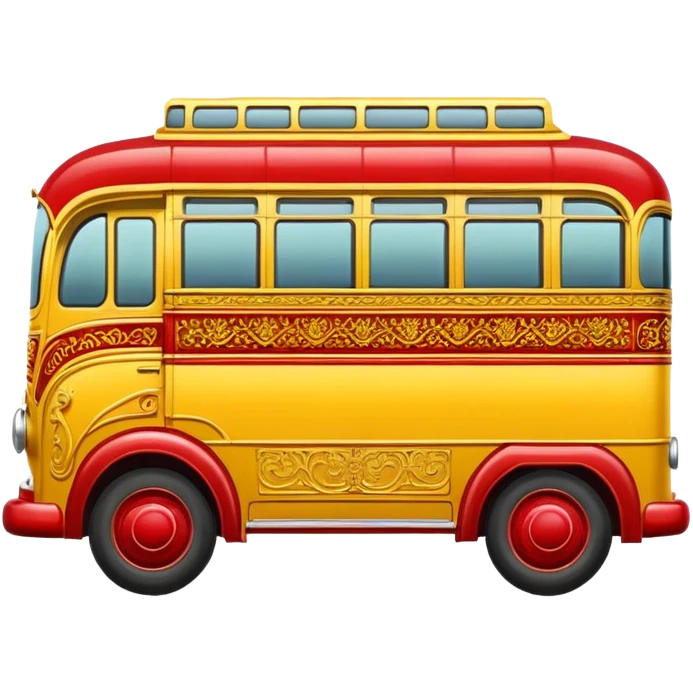 Bus with Patiala  emoji