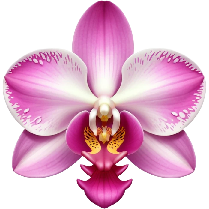 exquisite-phalaenopsis-moth-orchid-with-pure-white-petals-and-subtle-pink-center emoji