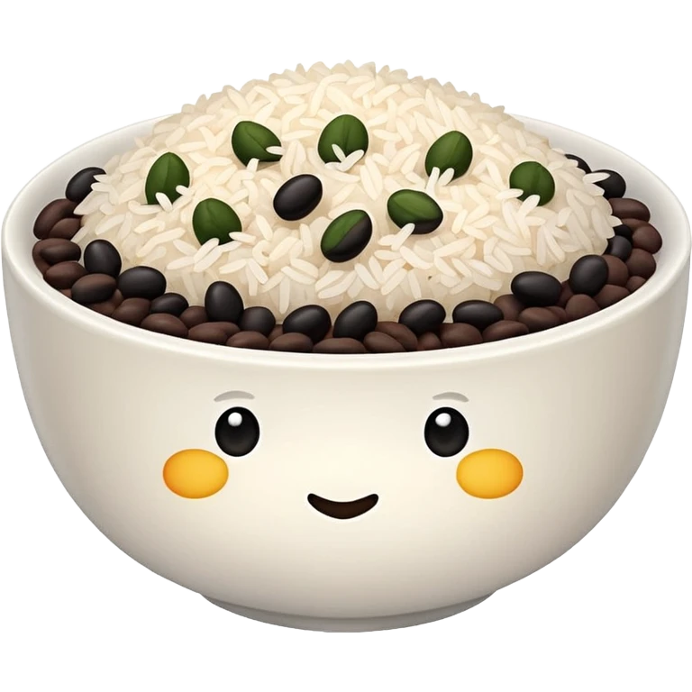 rice with beans emoji