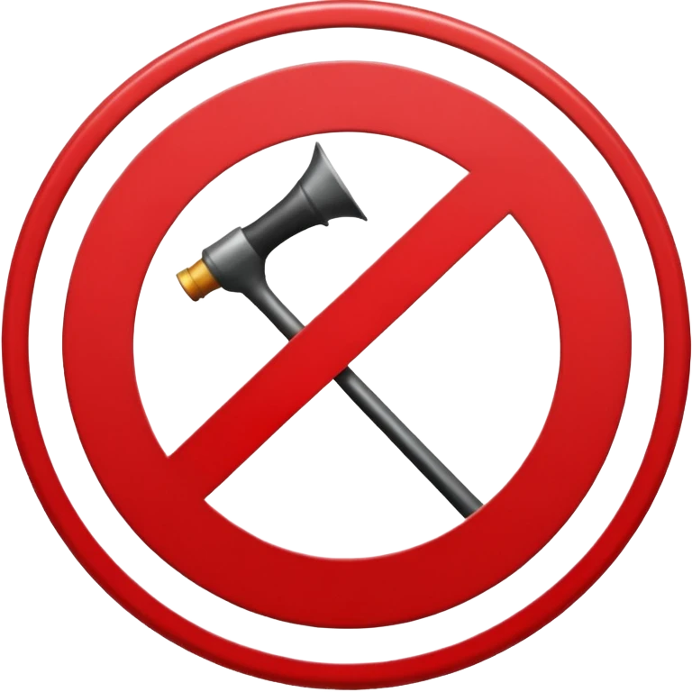 prohibition sign emoji