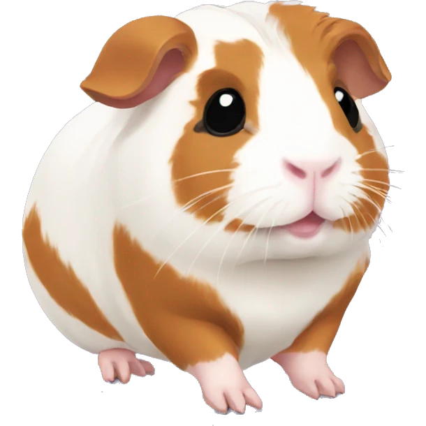 tricolor Guinea pig emoji