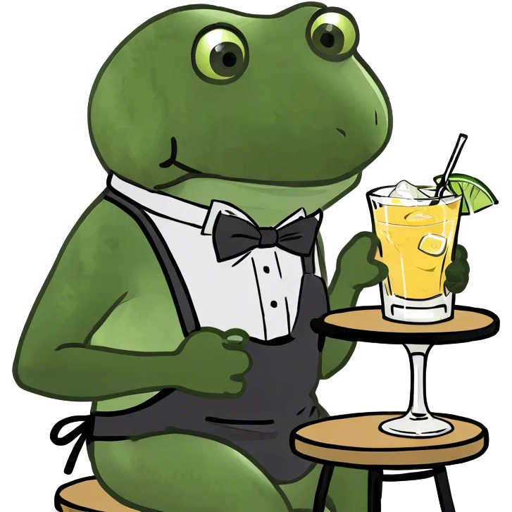 drinking at a bar emoji