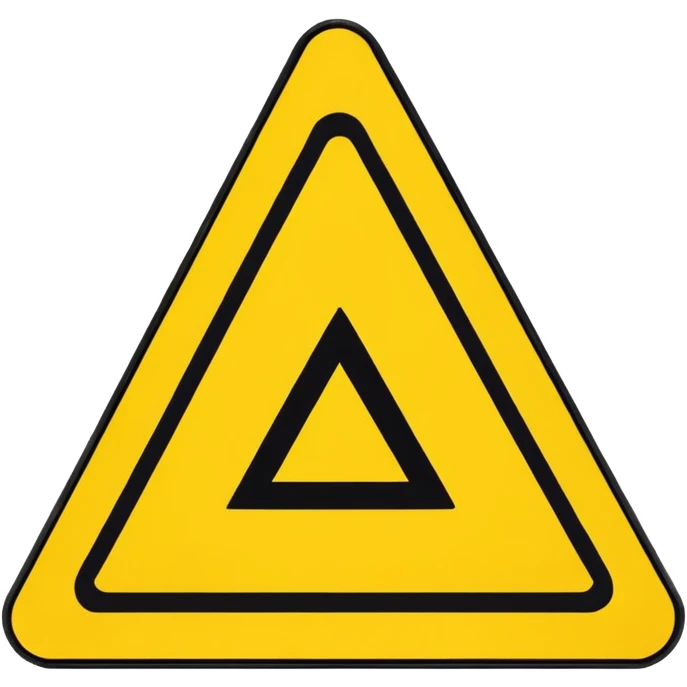 panneau attention  emoji