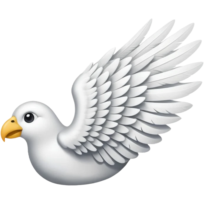 Only single Wings of right side emoji