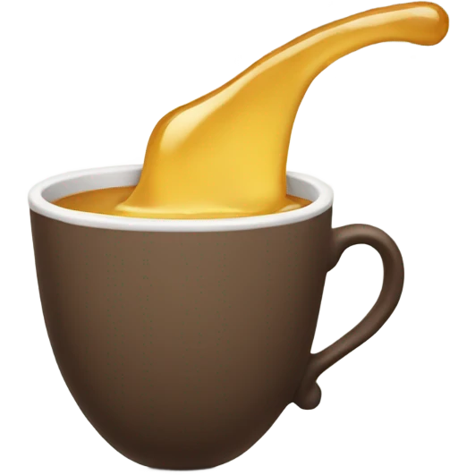Spilling the tea emoji