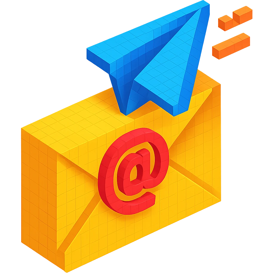 email automated outreach emoji