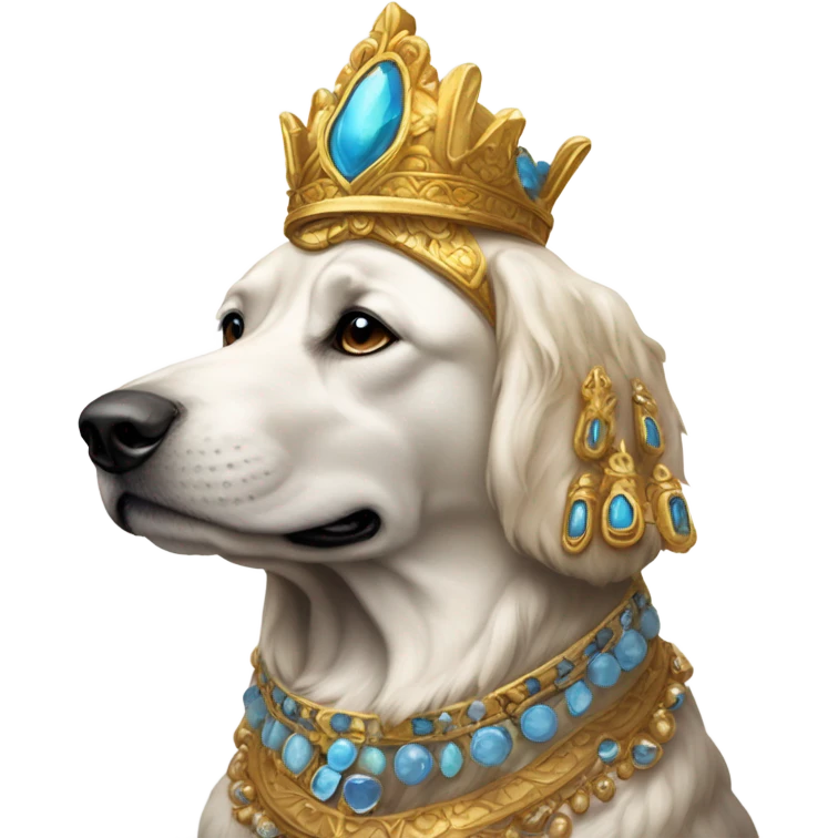 a dog god emoji