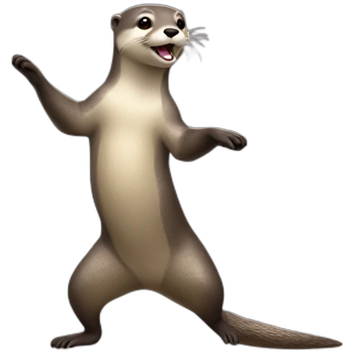 Loutre qui danse emoji