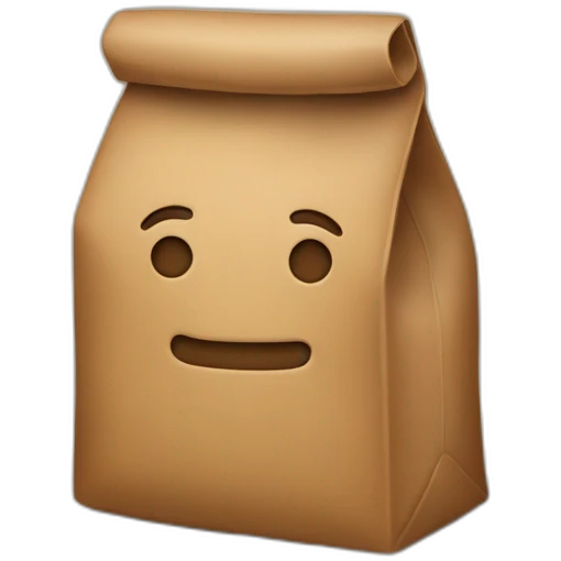 brown bag emoji