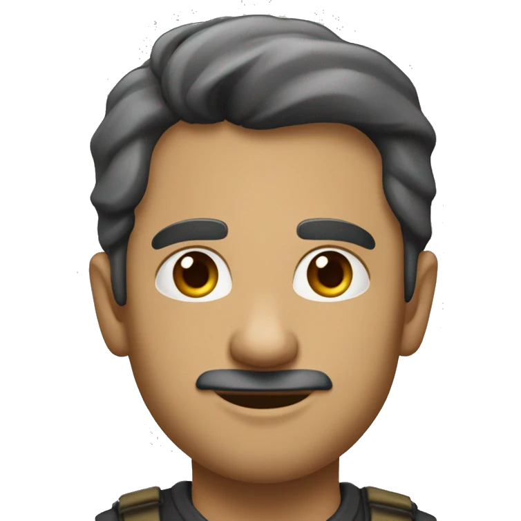 Голова черной пантеры сцветком emoji
