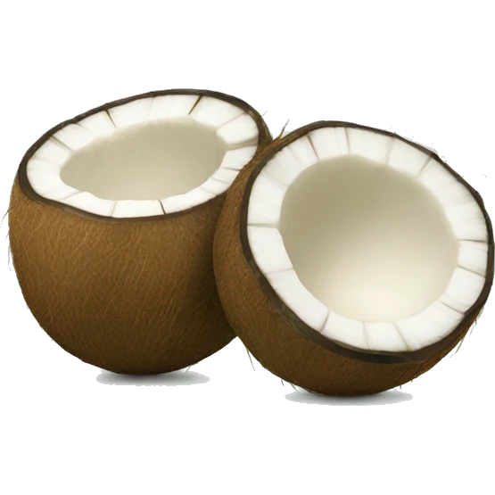 Tender coconut emoji