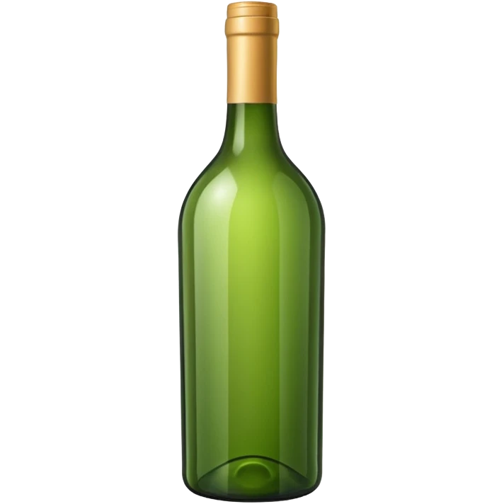 glass green wine bottle emoji