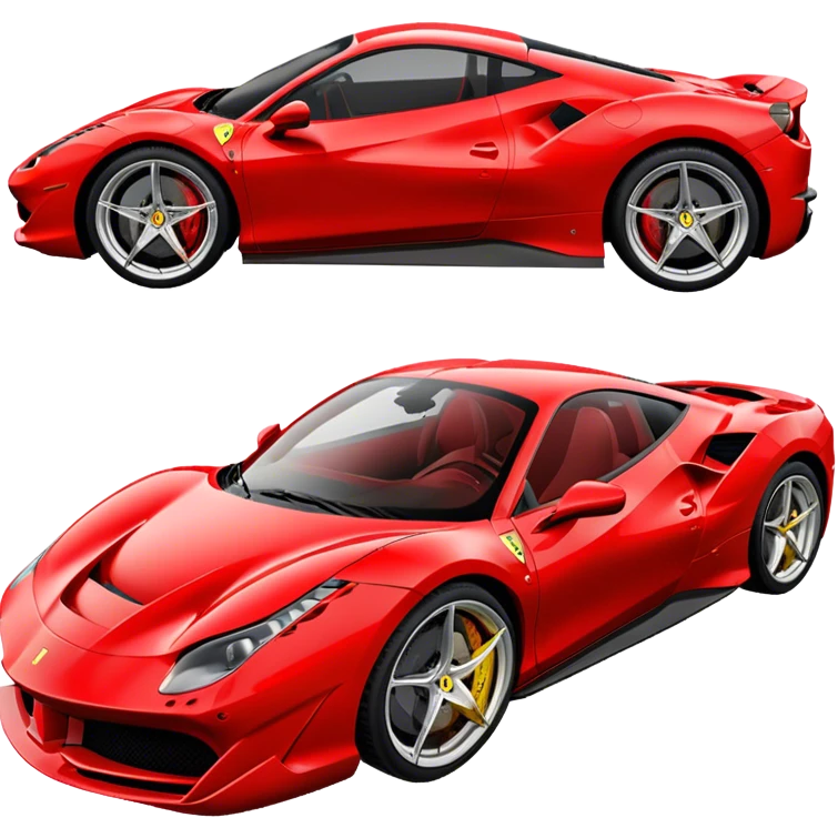 Ferrari 488 GTB - Ferrari (Model Year: 2020) (Iconic colour: Red) emoji