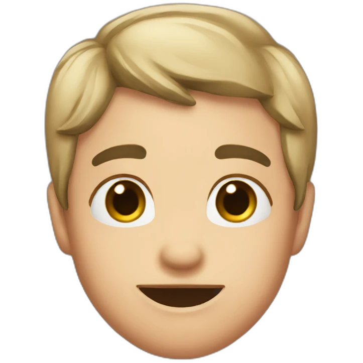 Blushing emoji