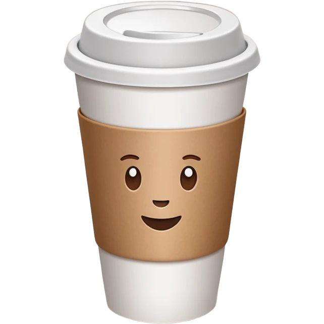 to-go coffee cup emoji
