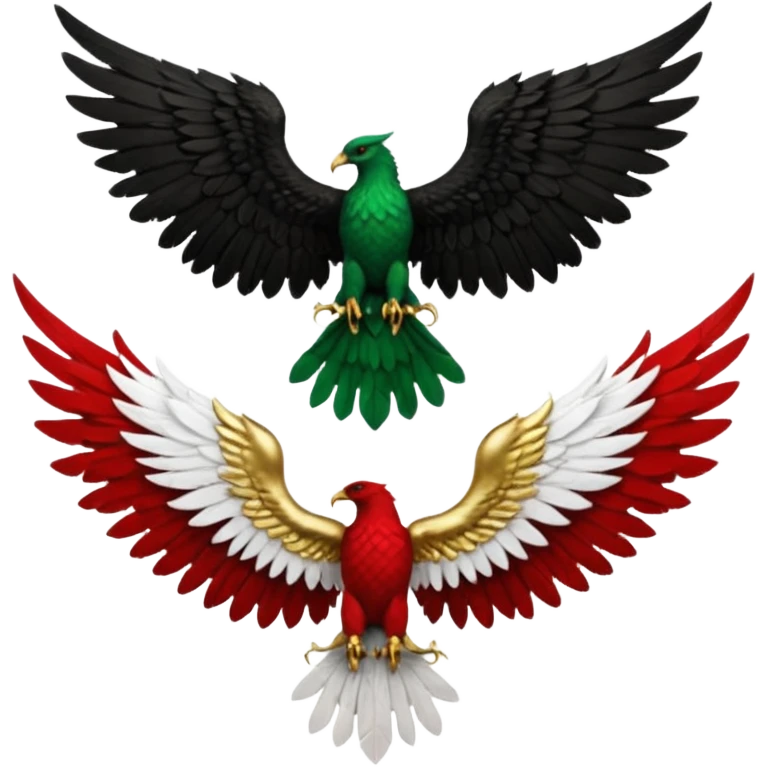 I would like to create unique wings I can use in my poem titles for the Archangels: Lucifer, Michael, Gabriel, Raphael, and Uriel emoji