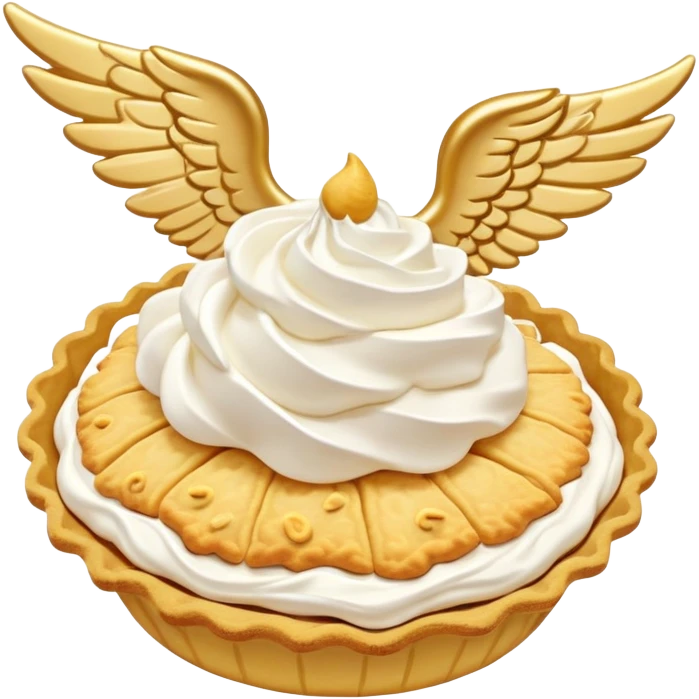 angel wing cream pie emoji