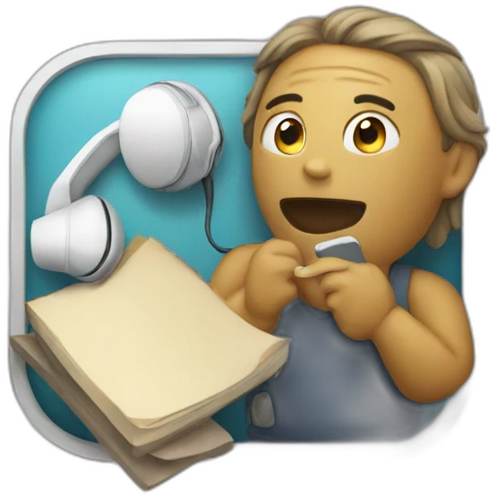 Play with phone emoji