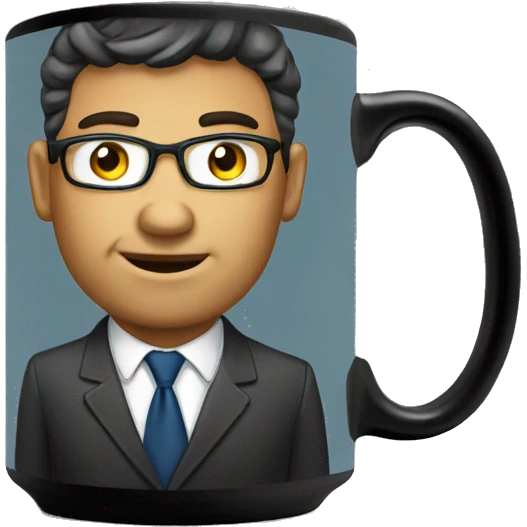 world best boss mug emoji