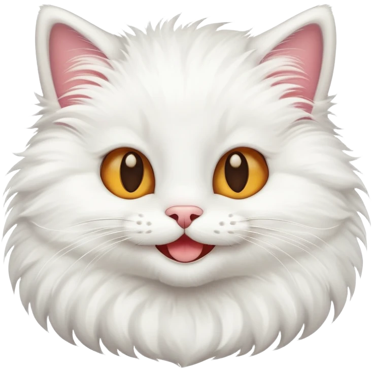 Cat with laughs emoji