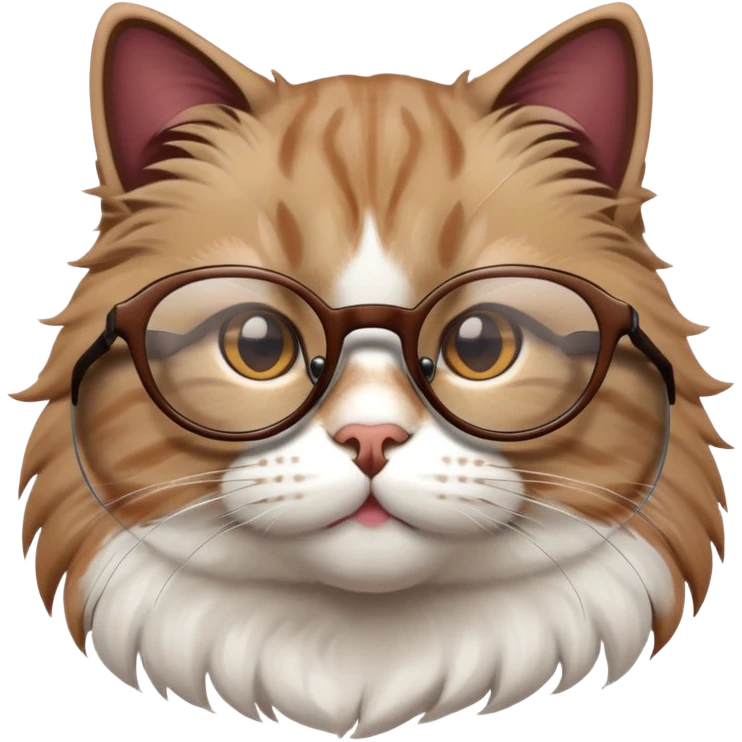 Котик в очках  emoji