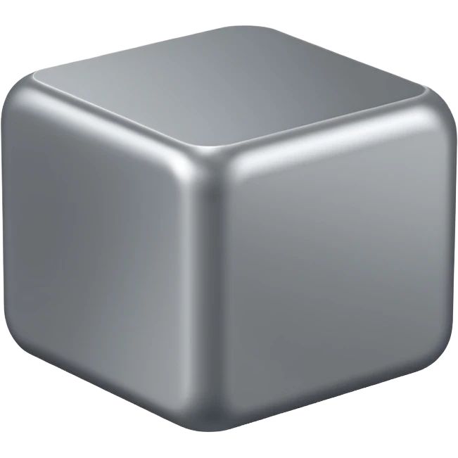  modern software box. Smooth 3D form, rounded edges, soft realistic lighting, minimalist design, no text or logos, neutral background. Rendered in the same realistic style as official Apple emojis (like the toolbox or laptop emoji). emoji