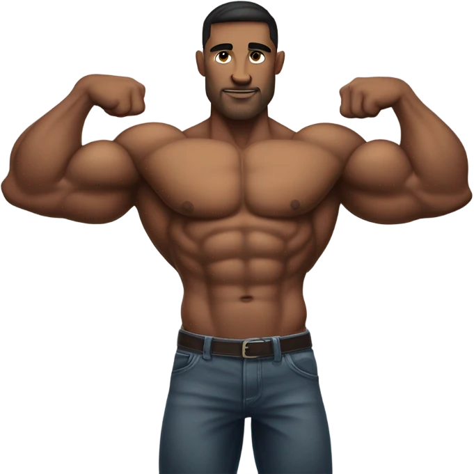 Muscular man  emoji