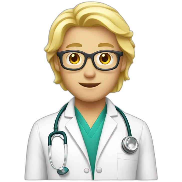docteur blonde emoji