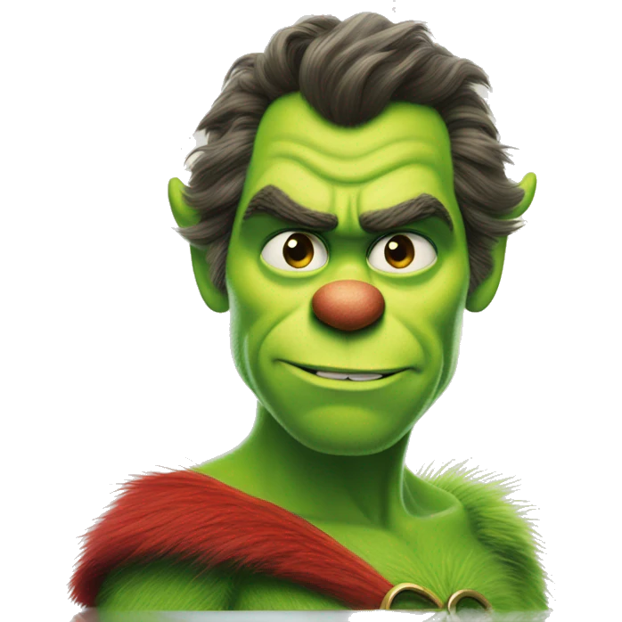 henry cavill as grinch emoji
