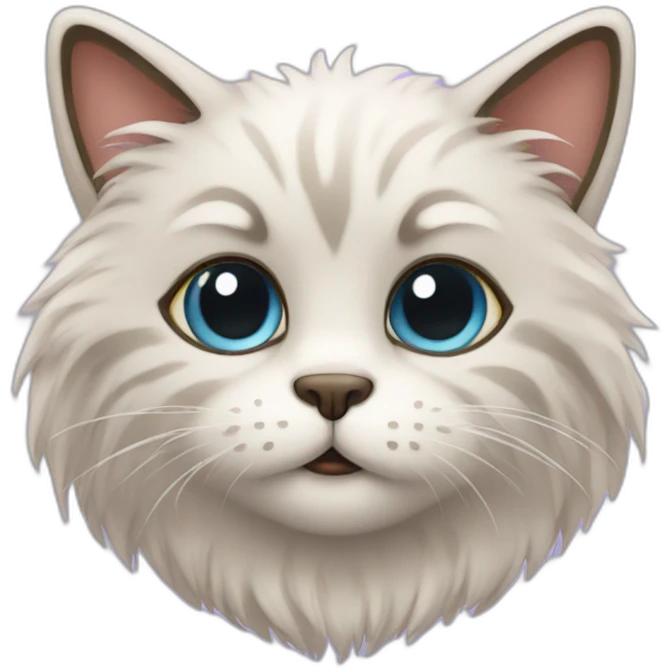 cute-hairy-cat emoji