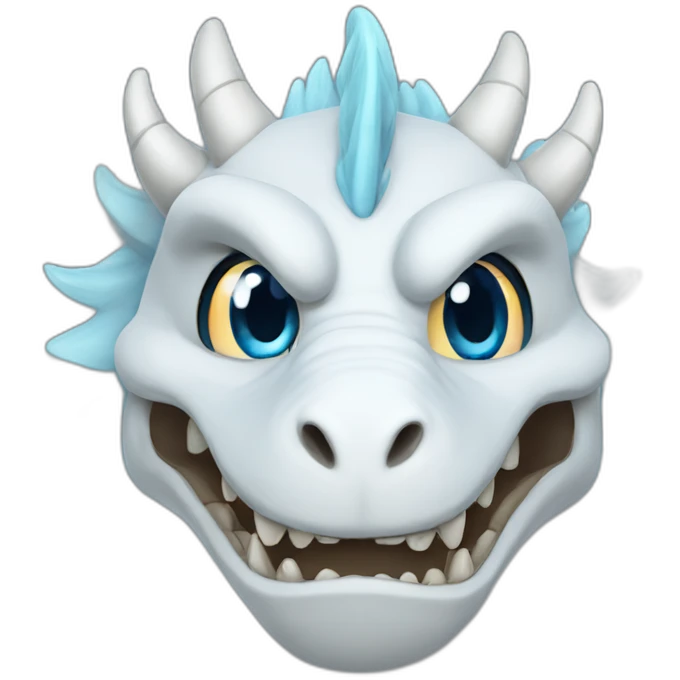 bluesyes-white-gragon emoji