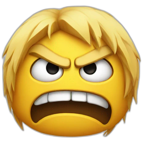Angry iphone emoji